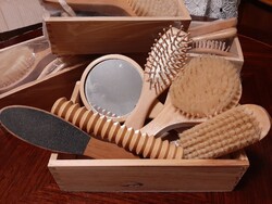 New wooden wellness gift package, sauna package, 7-part bio set