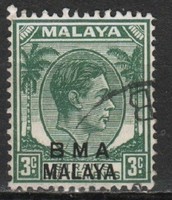 Malaysia 0106 (British War Administration) €0.30