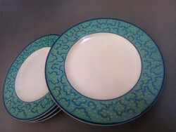 Extremely rare Pagnossine postmodern/memphis milano design plates 1980's