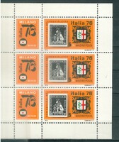1976. Italia complete small sheet 3134 **