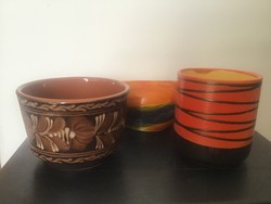 Retro ceramic bowls 3 pcs.