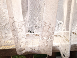 Huge beautiful embroidered curtain 430 x 108 cm 3 pcs