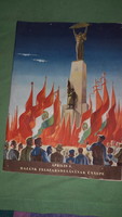 April 4, 1948. The celebration of the liberation of our country, according to Tibor Gönczi-Gebhardt's cover images