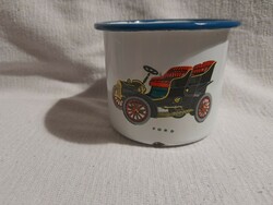 Bonyhádi Ford car metal mug, stamped