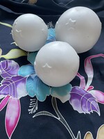 Ornamental balls with Christmas relief - 3 pcs together