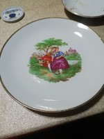 Romantic porcelain plate 1. In the condition shown in the pictures