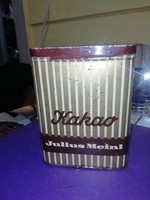 Old julius meinl cocoa box in the condition shown in the pictures