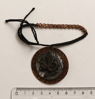 Mixed costume jewelry: bird-patterned brooch + bracelet (6)