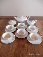Old Weimar retro porcelain polka dot tea set