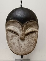 Antique African mask Kwele ethnic group grain African mask 295 drum3 8009