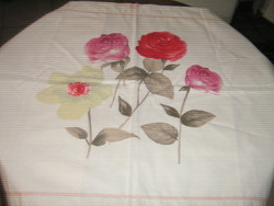 Gyönyörű vintage rózsás kétoldalas párnahuzat