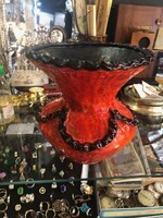 Ceramic vase by Béla Mihály, height 22 cm cm, rarity