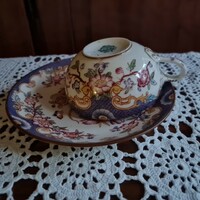 Antik fajansz Sarreguemines teás csésze - Minton dekorral 3.