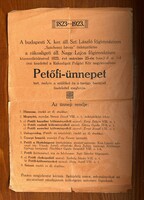 Petőfi ünnep kisplakát 1923