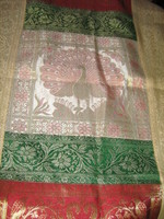 Wonderful Indian silk with running symbols