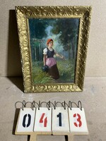 Bélaváry szignóval olaj, vászon festmény, 33 x 48 cm-es . 0413