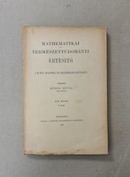 Mathematical and natural science journal - xvii. Volume, Booklet 3 (1899) 21 for sale only together!!