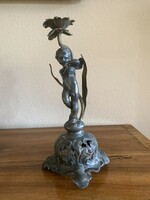 Antik szecessziós stílusú puttós szobor - art nouveau