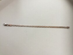 Silver, flat snake bracelet, marked, 19 cm, 4.2 grams (cover)