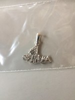 Silver (ag) pendant with #1.Grandma inscription, marked, 1x1.5 cm, 1.0 gram (cover)