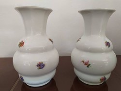 Old Zsolnay vase with small flowers
