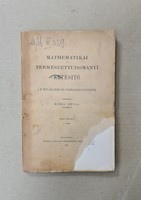 Journal of mathematics and natural sciences - xxiv. Volume, Booklet 1 (1906) 21 sold only together!!