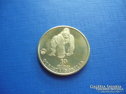 BIAFRA SZABAD ÁLLAM 10 SHILLINGS 2021 GORILLA MAJOM! UNC! ÚJ KIADÁS!