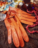 Leather car gloves