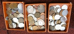 Old coins Hungarian and foreign HUF - penny - kreuzer etc... 200 Pcs!!!