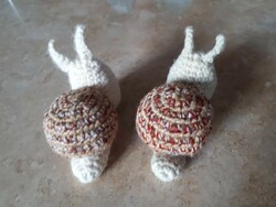 Hand crocheted amigurumi figurines animals