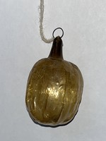 Old walnut or lantern glass Christmas tree ornament