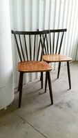 Vintage Scandinavian chair tapiovara? Pair of mid century modern chairs 60s 70s cane chairs