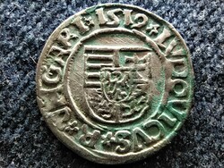 II. Lajos (1516-1526) ezüst 1 Dénár ÉH673 1519 (id60849)