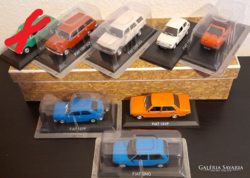 Fiat car models - 1:43
