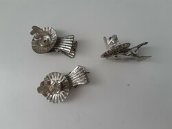 7 pcs of older retro candle clips - candle clips