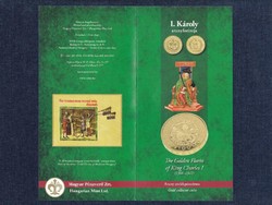 I. Károly aranyforintja .986 arany 10000 Forint 2012 prospektus (id77863)