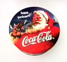 Retro coca -cola big tin, tin box