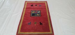 3354 Indian gabbeh handmade wool rug 95x160cm free courier