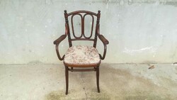 Szép állapotban Antik duplán jelzett Bécsi Thonet karos szék! Most Szombati kiszállítás!