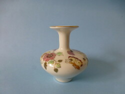 Zsolnay ivory vase with butterfly pattern