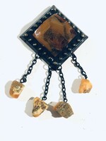 Classic antique amber pendant! Beautiful flawless near mom park! Postage after payment!