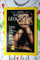 1991 February / national geographic / for a birthday, as a gift :-) original, old newspaper
