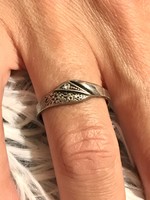Klasszikus EZÜST(925) Köves gyűrű! Nagyobb méret, 1,5 gramm MOM Park közelében utalás után postai út