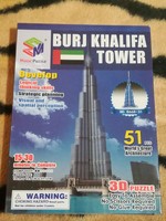 3D- s kirakó, Burj Khalifa torony.