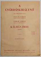 Imre Kálmán: queen of taverns.
