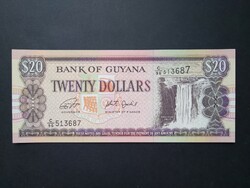 Guyana 20 Dollars 2018 Unc