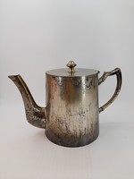 Large silver-plated alpaca teapot, glatz & schweiger