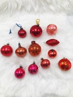 Retro glass Christmas tree decoration, red package, you can even get creative
