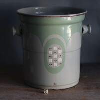 Art Nouveau enamel champagne bucket