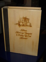 Christmas wooden gift box